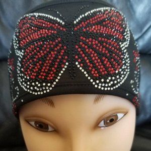 Rhinestone headband/Red Monarc!